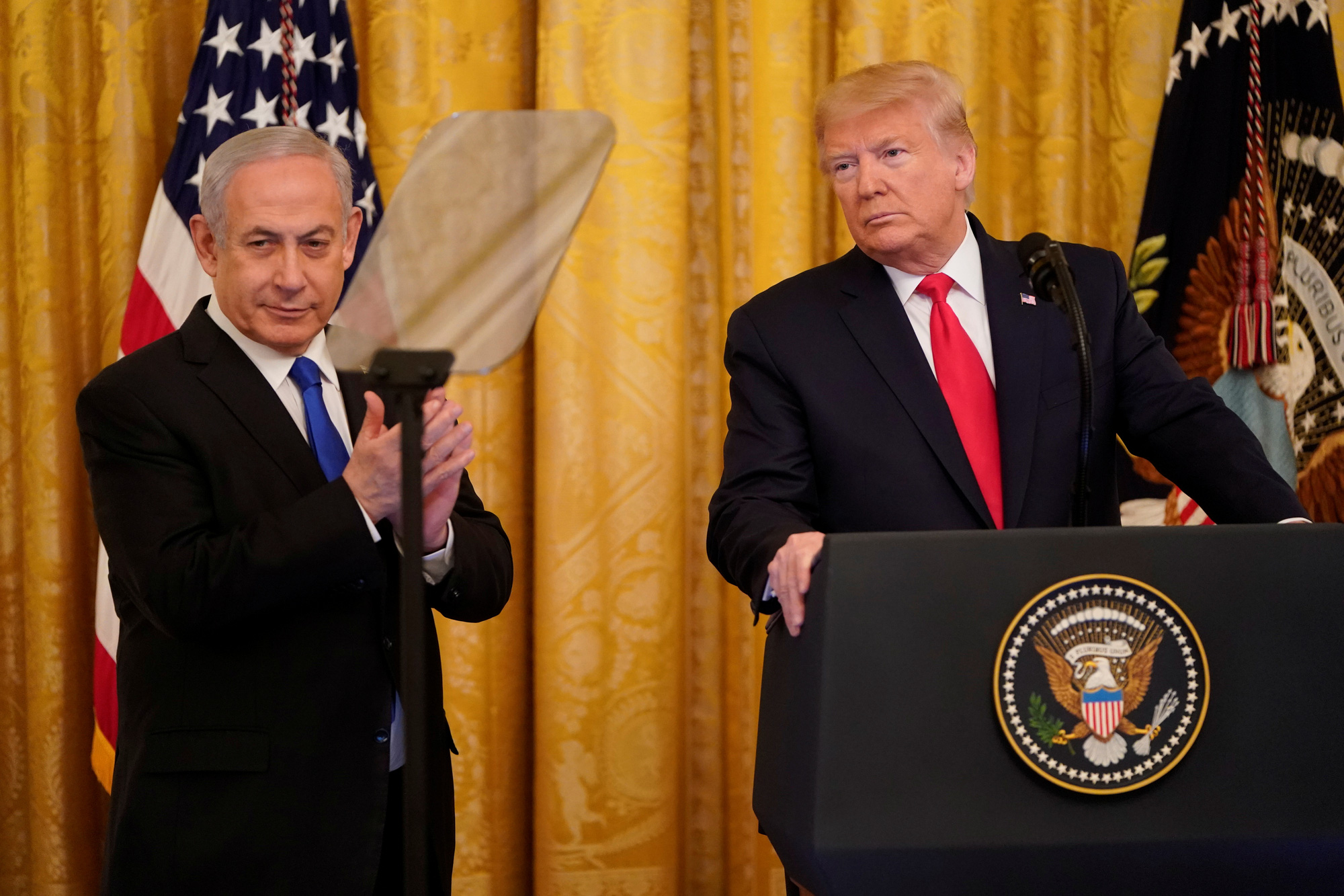 Tổng thống Mỹ Trump và Thủ tướng Israel Netanyahu tại Nhà Trắng